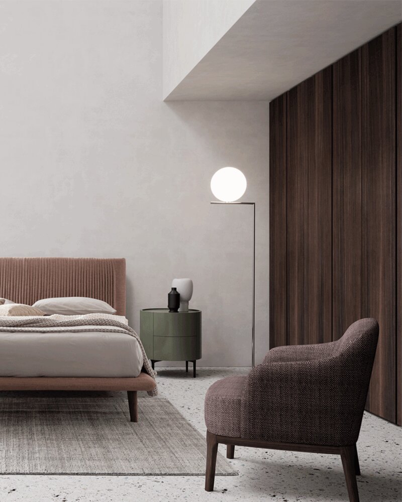 Camera da letto con poltrona Gulp Lounge | Dallagnese