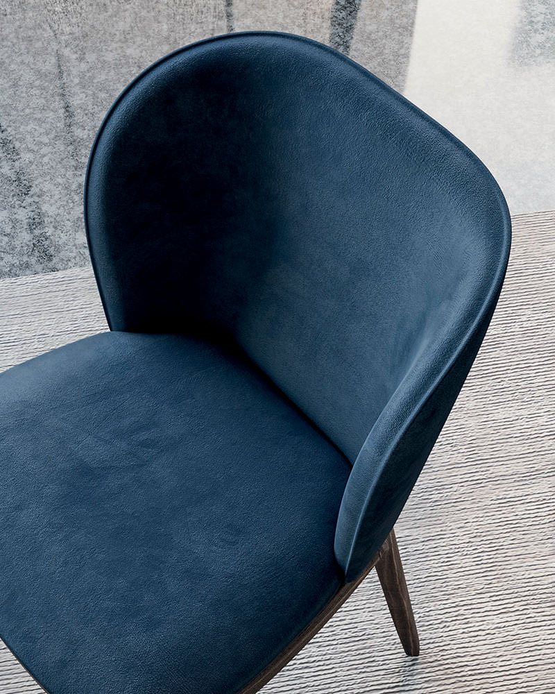 Fabric detail for Gulp chair | Dallagnese