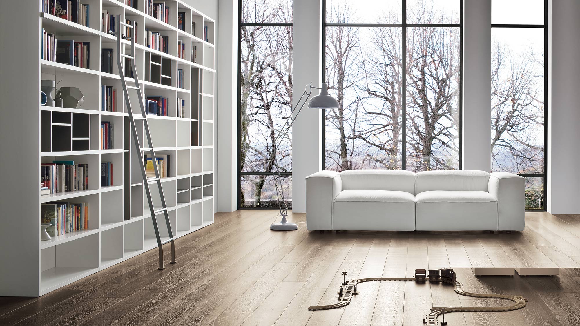 Living room with Comfort sofa | Dallagnese