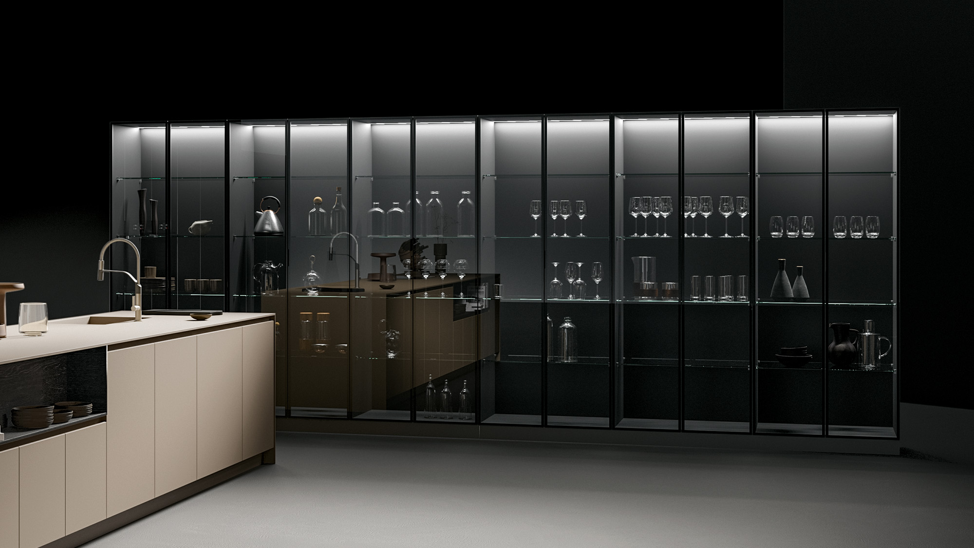 All-glass kitchen columns | CX 19 | CX Vidro | Comprex