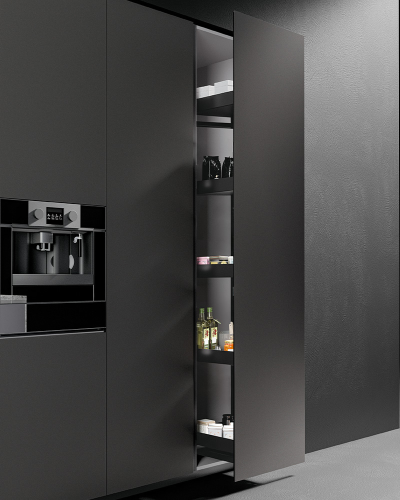 Interior of modular kitchen column | CX 15 | CX Frame System | Comprex