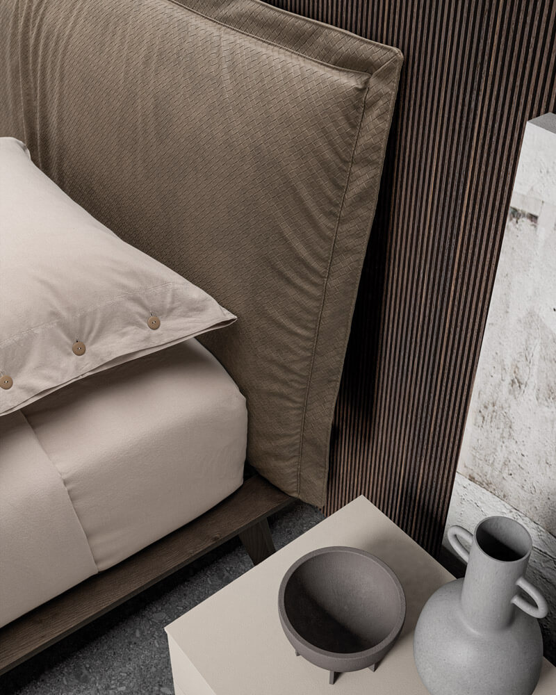 Morgan double bed headboard | Dallagnese