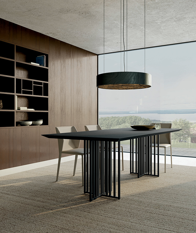 Kiri table and Tailor chairs | Dallagnese