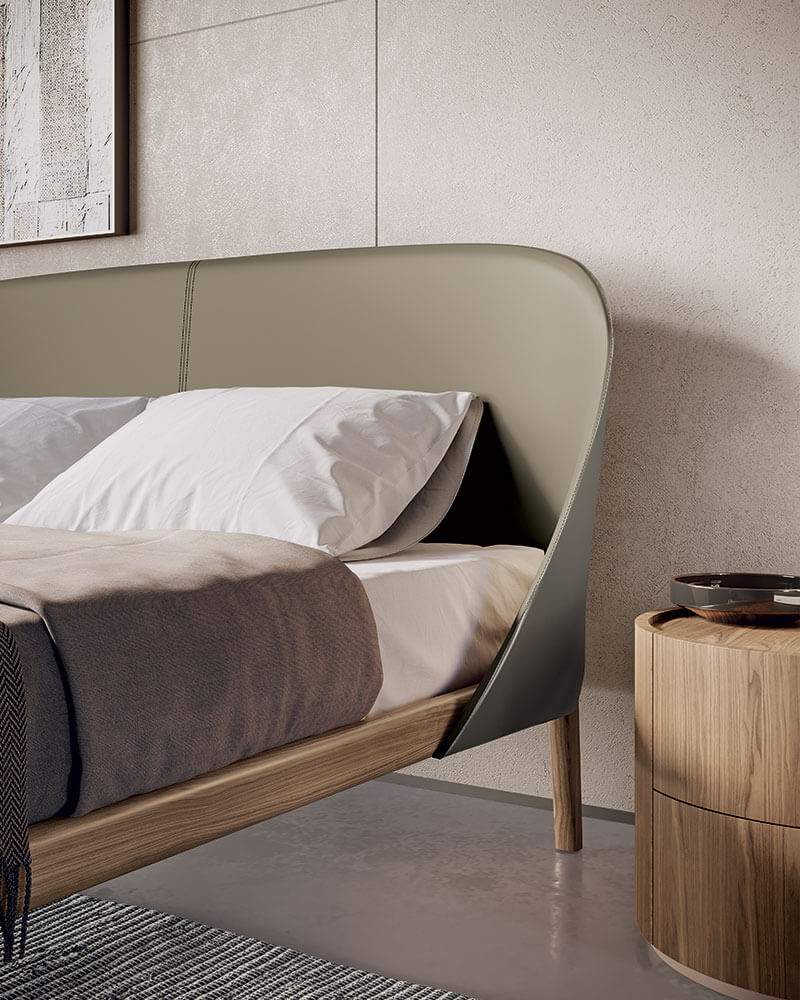 Tamago double bed headboard | Dallagnese