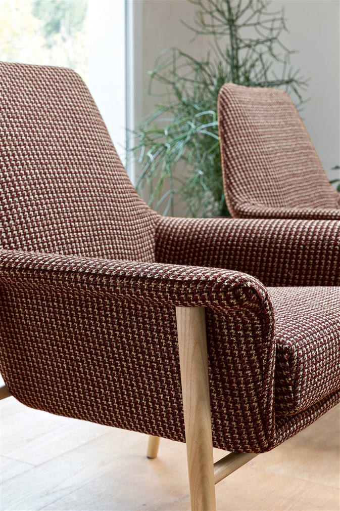 Fabric detail for Dafne armchair | Dallagnese
