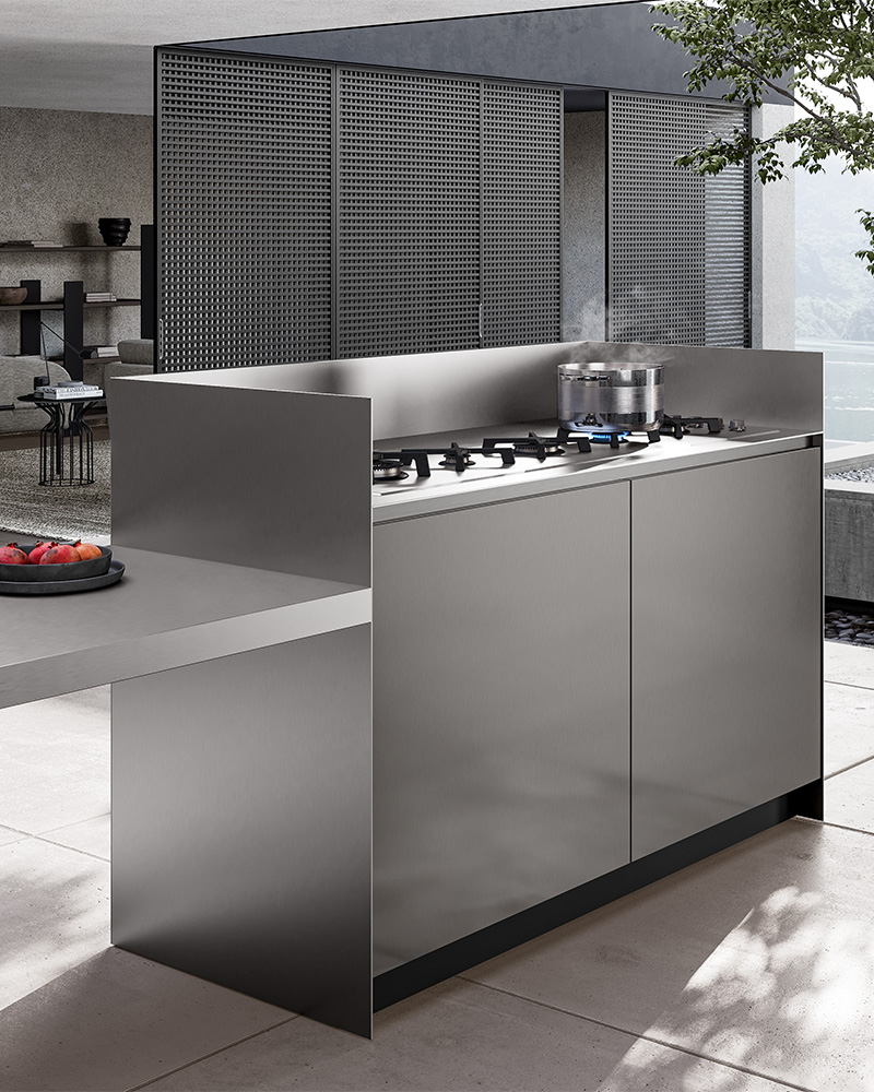 Stainless steel kitchen island | CX 12 | CX System | Comprex